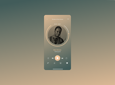 DailyUI009 daily 100 challenge dailyui dailyuichallenge music player ui ui design uidesign