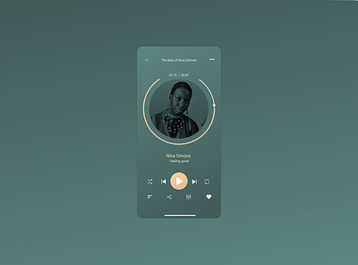 DailyUI009 daily 100 challenge dailyui dailyuichallenge design music player ui ui design uidesign uiux web