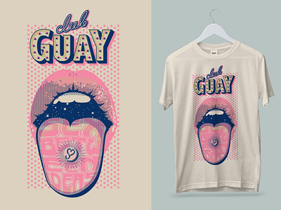 Club GuaY design illustration screen print t shirt design vector