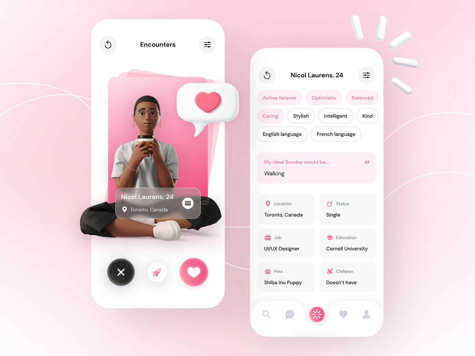 Dating App By Anastasiia Lozytska For Spaceberry Studio On Dribbble