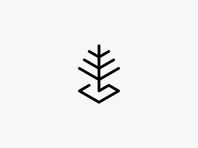 Green space 2 clean green icon lineart logo minimal modern nature simple tree