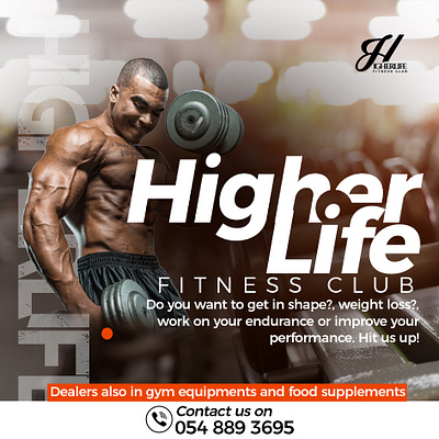 Higher life flyer brand branding flyer graphic design