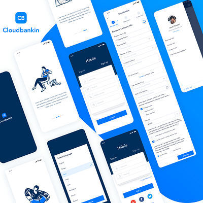 Cloud Bankin Mobile App mobile apps productdesign redesign uidesign uiux ux