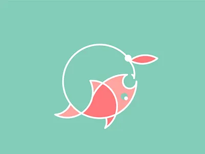 Flying Fishing fish fishing flying fishing logo logotype