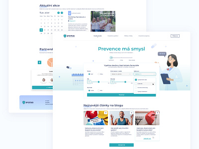 Premas - Preventive Medical Examinations Web Application app application applications blog care czech czech republic czechia czechrepublic design examination medical prague school school app services ui web web design webdesign