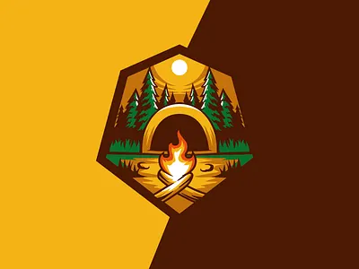 fire camp bonfire bright burn camp campfire fire firewood flame heat hot light nature night outdoor summer wood