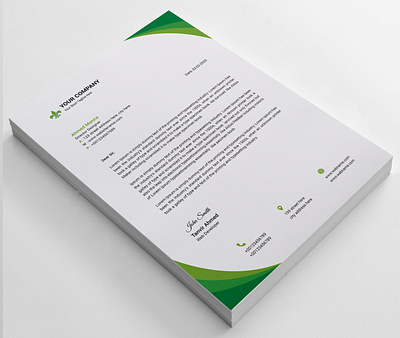 Letterhead Template a4 branding business corporate corporate letterhead design free letterhead freebie letterhead letterhead design letterhead template letterhead word template pad print ready professional stationary template