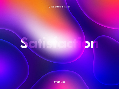 Gradient Studies: Encore — Satisfaction abstract adobe illustrator color experimental gradient minimalist organic pattern simplicity skillshare vector