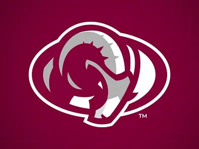 Fordham University Rams Mascot Alternate Logo branding college sports design fordham illustration logo rams sports logo vector