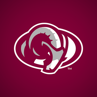 Fordham University Rams Mascot Alternate Logo branding college sports design fordham illustration logo rams sports logo vector