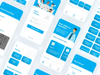 NeuroDimo - Doctor/Medicine App app app design doctor doctorapp medicine app mobile mobile ui mobile uiux ui