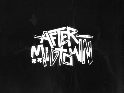 After Midtown - Tape Logo after midtown apparel band bandmerch design illustration lettering logo merch music music merch punk shirt tape typography vintage