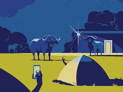 Once upon a time in Ngorongoro adobeillustrator africa animal art buffalo digitalart drawing illustration illustrator national ngorongoro night parkour tanzania vector vector art vector illustration vectorart wildlife wildlife art