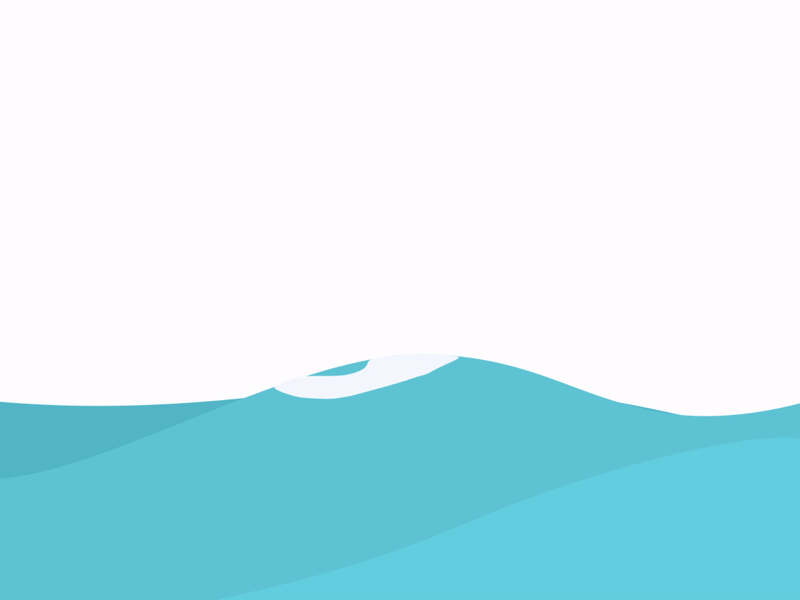 Surfer Animation - Cubezoo animation design vector