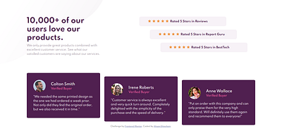 Social Proof Section css html html css social proof ui uidesign web design