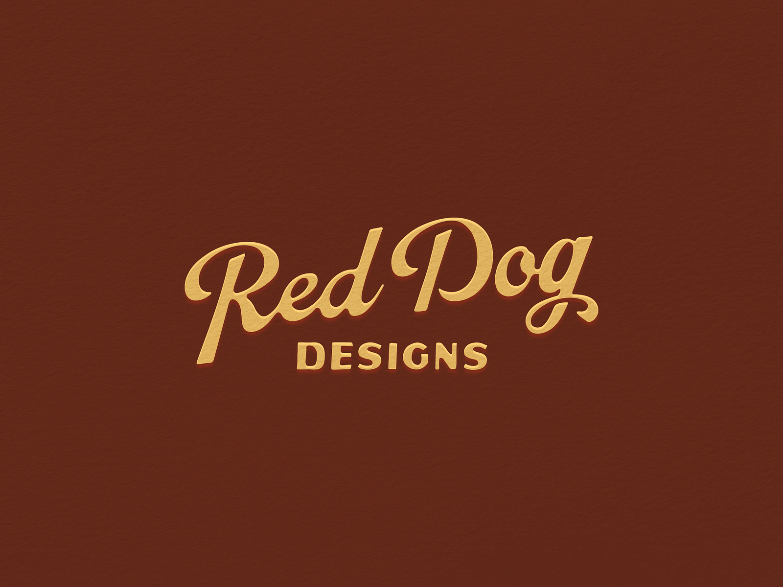 Red Dog Designs by Chad Woody on Dribbble