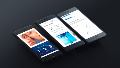 Skincare diagnosis app design diagnosis interface mobile science skincare ui webdesign