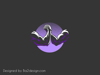 Brother in arms a logo arm brand brand identity brother design gradient logo grain texture identity illustration illustrator logo logo design logotype mark minimalist minimalist logo muscle vector art vector illustration