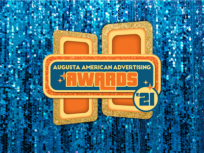 ADDYS '21 70s addys adfed american advertising awards augusta advertising gameshow match game retro game show vegas vintage badge