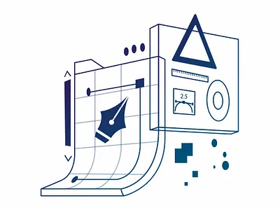 Architecture plan and tool architecture artboard board construction design flat illustration plan tool tools vector wood