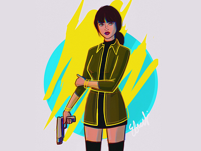 Joi - Blade Runner 2049 blade runner 2049 bladerunner digitalart fanart illustration joi procreate procreateapp