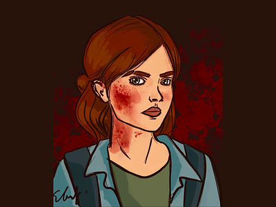 Every Last One of Them ellie fanart gaming graphicdesign illustration ipad lastofus procreate procreate app thelastofus videogame