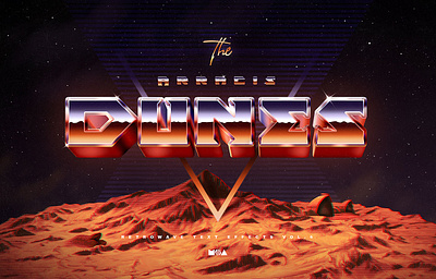 80`s Retro Text Effects vol.4 Synthwave Retrowave 1980s 3d 80`s 80s arrakis dune effect effects label logo mockup neon photoshop retro retrowave style synth synthwave text wave