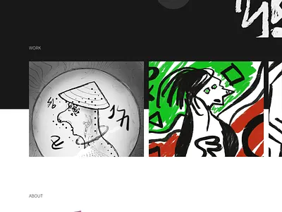 Main Page for Art Gallery Concept art gallery concept design illustration main page ui user interface web web design website