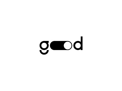 GOOD MODE ON branding good goods goodtype logo minimal minimal logo on oo type visual visual design