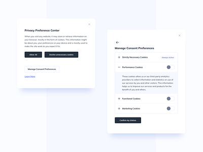 Cookie Preferences Modal UI Design component design cookie modal cookie modal ui cookie pop up cookie pop up ui ildiesign modal ui pop up pop up ui ui ui components ui design ui design daily ux ux design