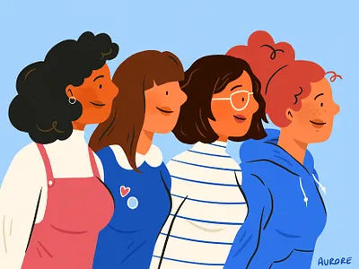 Women's Day 💪🏻 character character design design drawing girl illustration ipad palette procreate woman women women empowerment womens day