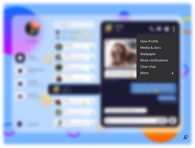 Dropdown UI app dailyui dailyuichallenge design direct messaging dropdown dropdown menu figma icon ui web