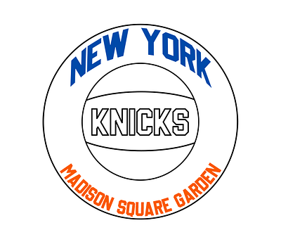 New York Knicks Logo basketball basketball logo logo new york new york knicks sports logo typography