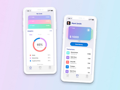 Mobile banking app app bank bank app banking belarus dashboard design mobile banking app ui ux