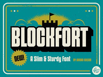 BLOCKFORT | Condensed Font castle dnd dungeon dungeons dragons fantasy font font design fonts lettering logo logo design logotype retro skull snake texture type typography vintage vintage font