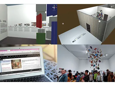 MODEM exhibition design conceptual art critical pedagogy exhibition design history installation unity3d webdesign