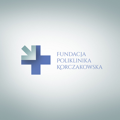 Fundacja Poliklinika Korczakowska arrow cross foundation grafik logo logo design logos logotype medical polska projekt psychological psychology psychotherapy tomasz pietek warszawa