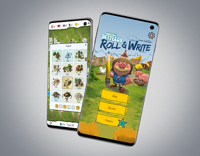 UI and 2D animation for "Imperial Settlers" 2d animation app game game app icon imerial settlers imperial poland polska portal games roll settlers ui ui game ux warsaw warszawa write