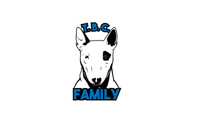 TBC Family 2 adobe adobe illustrator bull bull terrier design dog dog logo family graphicdesign illustration logo t shirt tbc vector