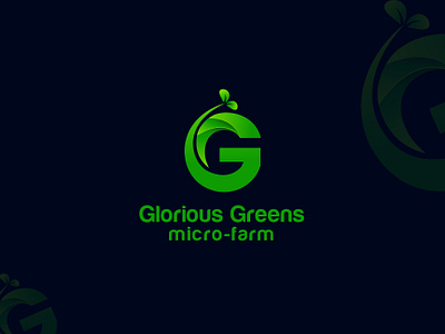 Creative Eco Green G Logo branding branding design business logo creative design eco farming g graphic design green icon illustration lettering logo logo design minimal logo minimalist logo modern ui wording