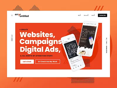 Dark Mode - Personal Portfolio dark mode design portfolio slider revolution web web designs
