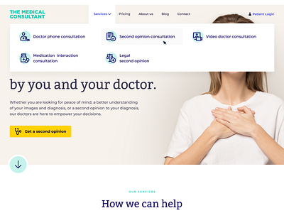 Dropdown navigation menu design dropdown dropdown menu dropdown navigation hero section icons medical medical app nav navbar navigation