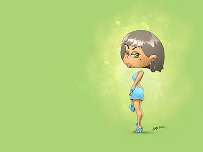 Blue Girl - dziewczyna w blekicie art cartoon cartoon character cartooning comic comics drawing grafik illustrator lazur pietek piętek poland polska tomasz tomek tomek pietek warsaw warszawa woman