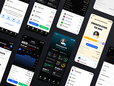 Stock market game mobile design mobile ui stock stock market stockgame