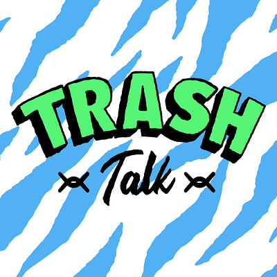 Trash Talk art brazil illustration illustration art type