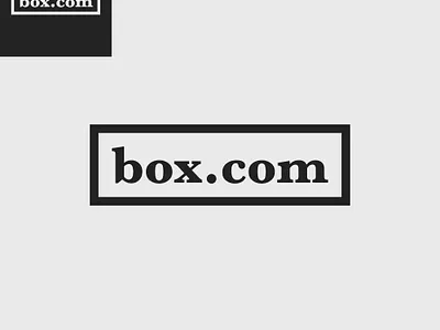 Box.com FakeClients Logo .com box box.com fakeclients logo logodesign