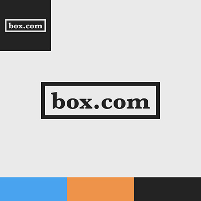 Box.com FakeClients Logo .com box box.com fakeclients logo logodesign