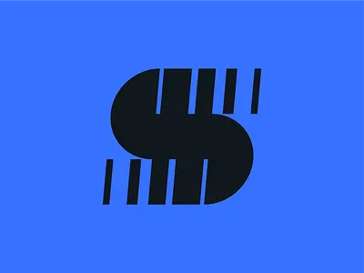 S - Logo branding dynamic logo mark minimal monogram movement speed sport sportswear startup symbol technology typography