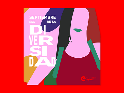 Mes de la Diversidad design digital design digitalart diversidad illustration ilustración typography uruguay vector women