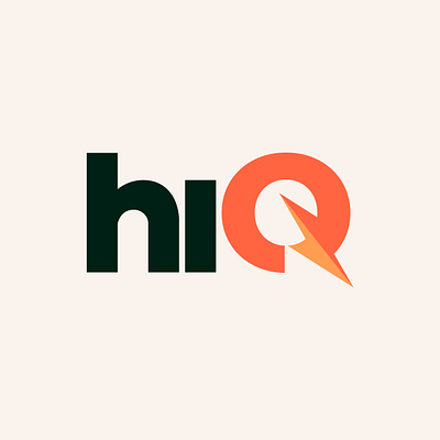 hiQ Brand Identity art brand identity branding design color design flat font graphic design icon illustrator letter q lightning bolt logo minimal type vector